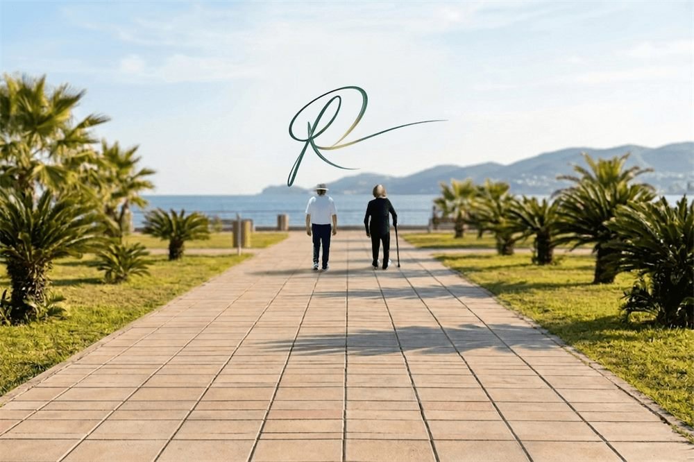 Fisioterapeuta realizando reabilitação geriátrica domiciliar em Belo Horizonte