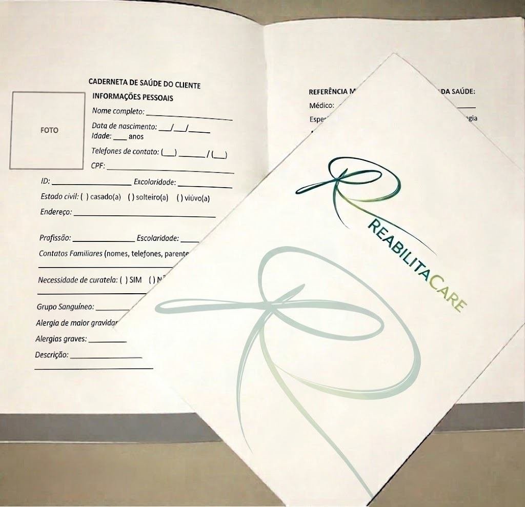 Interface do portal digital do cliente ReabilitaCare – acompanhamento em tempo real da reabilitação