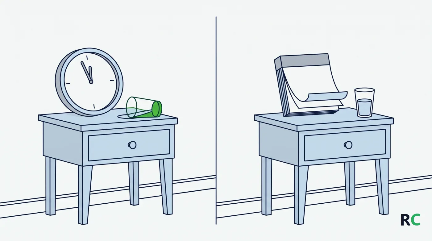 Ilustração dividida ao meio com uma linha curta e uma linha longa