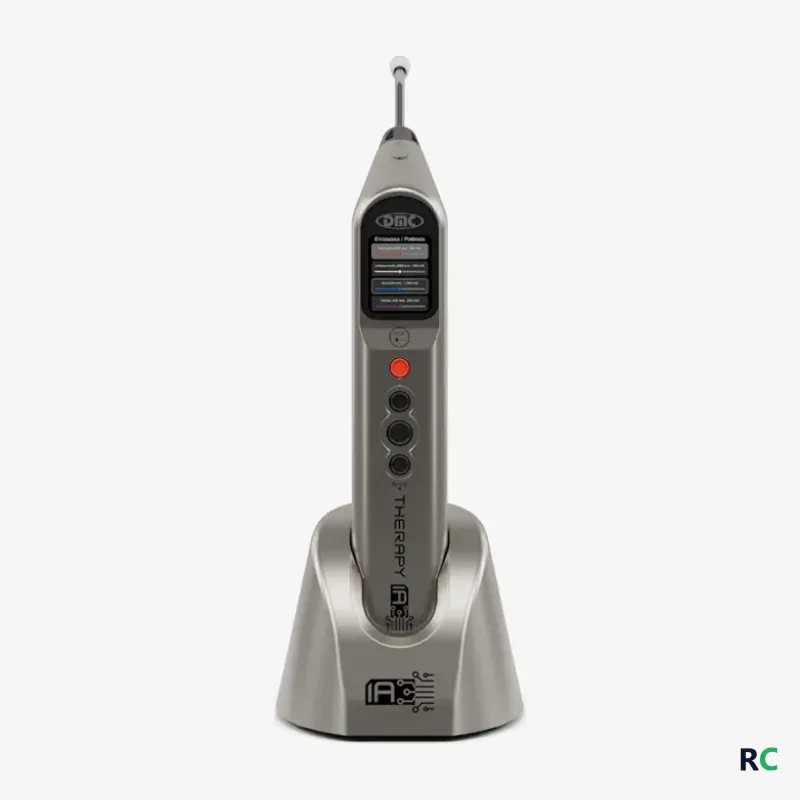 Aparelho de laser DMC Therapy IA EC na base de carregamento